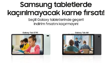 Samsung tabletlerde kaçırılmayacak karne kampanyası