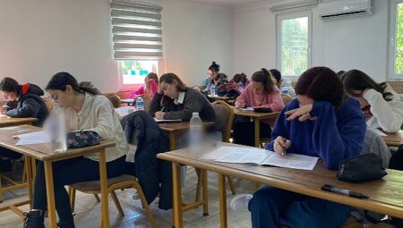 Öğrencilerin başarıları sınandı