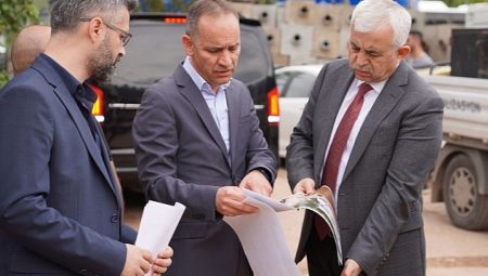 Büyükşehir’de 3 müdürlüğün hizmet vereceği binada çalışmalar sürüyor