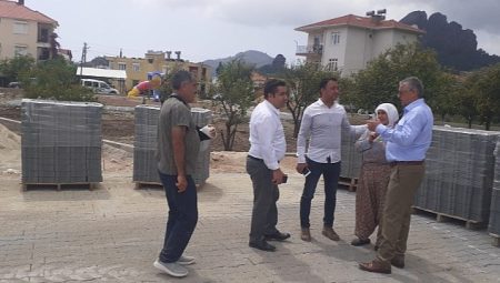 Başkan Topaloğlu Kuzdere Mahallesi’nde incelemelerde bulundu