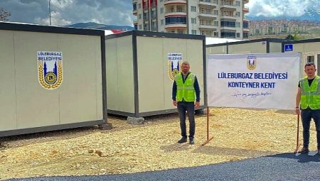 Lüleburgaz Belediyesi’nden Malatya’ya konteyner desteği